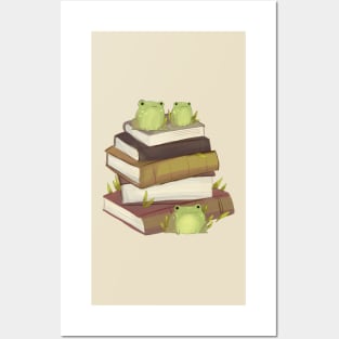 Book frogs Posters and Art